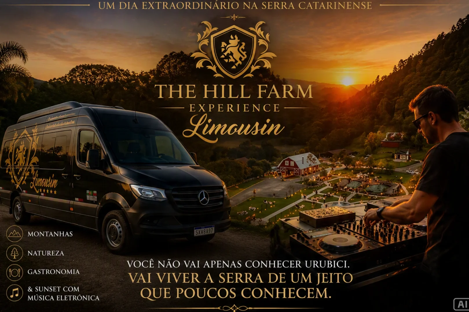THE HILL FARM LIMOUSIN SUNSET (MÚSICA ELETRÔNICA)