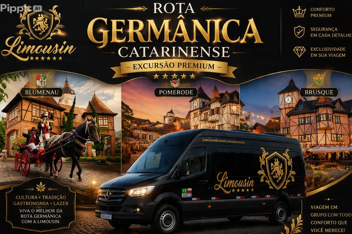 ROTA GERMÂNICA CATARINENSE - Excursão Premium